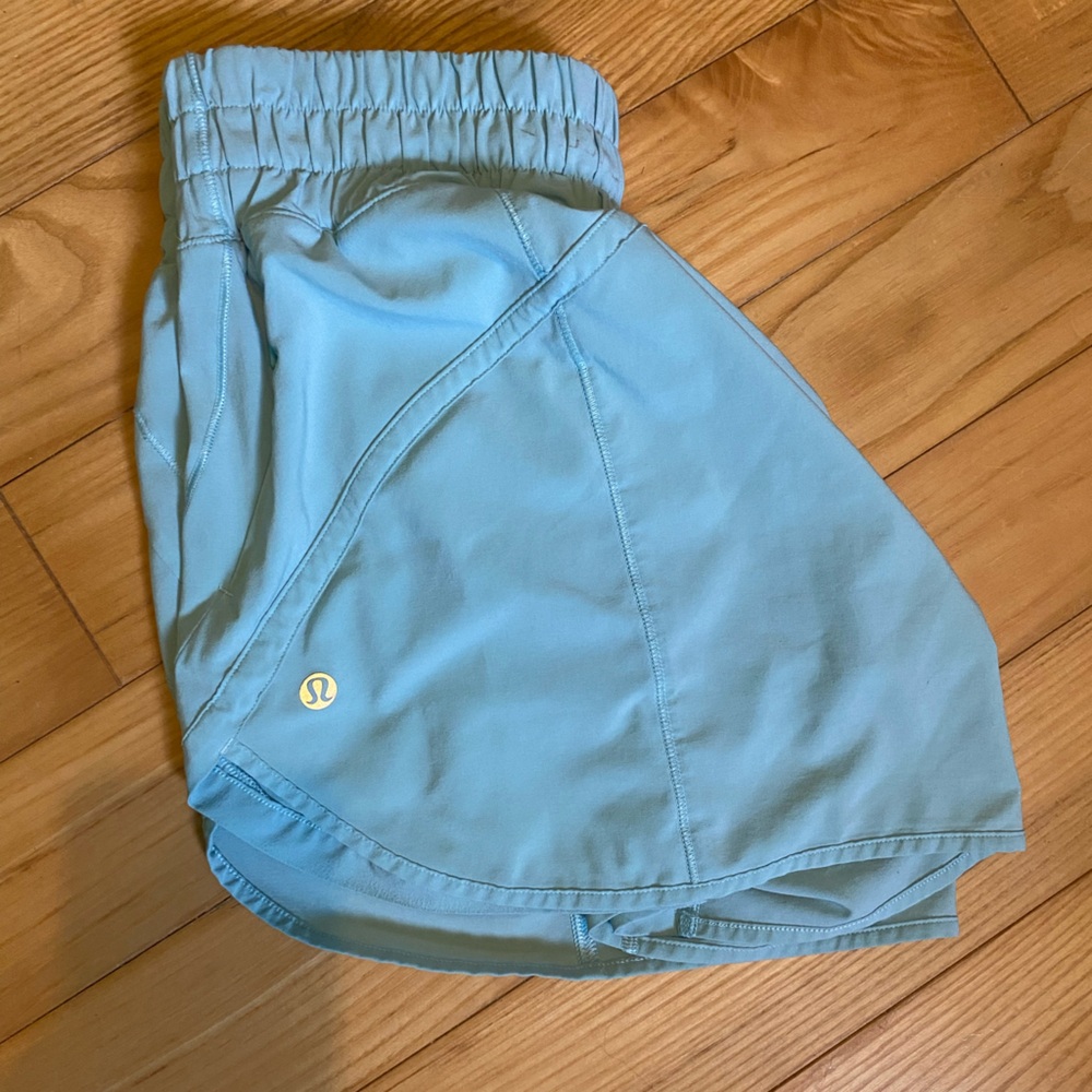 lululemon athletica Women's Light Blue Athletic Shorts